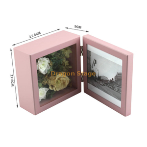 Creative Transparent Valentine Soap Flower Packaging Preserved Flower Box For Display