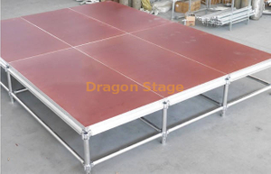 Aluminum Alloy Buckle Assembly Activity Pipe Stage Platform 16x16ft (4.88x4.88m) Height 3ft (0.9m)