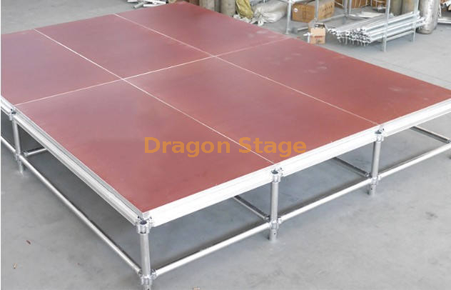 Aluminum Alloy Buckle Assembly Activity Pipe Stage Platform 16x16ft (4.88x4.88m) Height 3ft (0.9m)