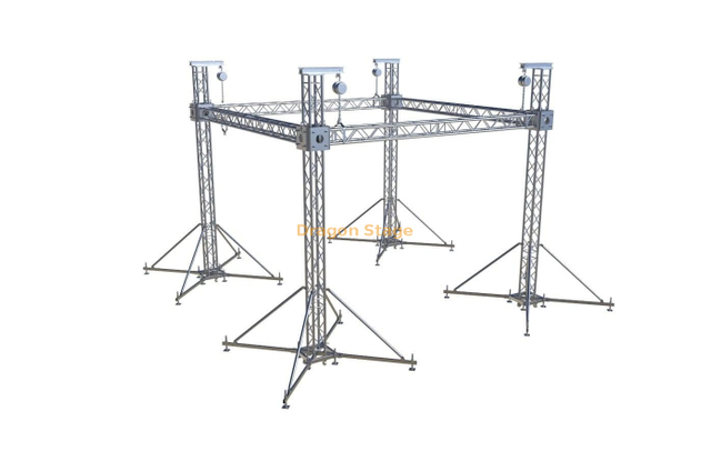 Aluminum Stage Frame Truss Structure 10x10x6m