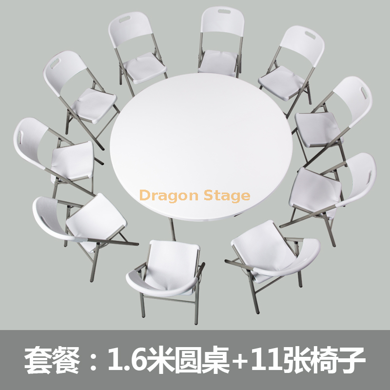 Plastic Foldable Event Table with Chairs (1)