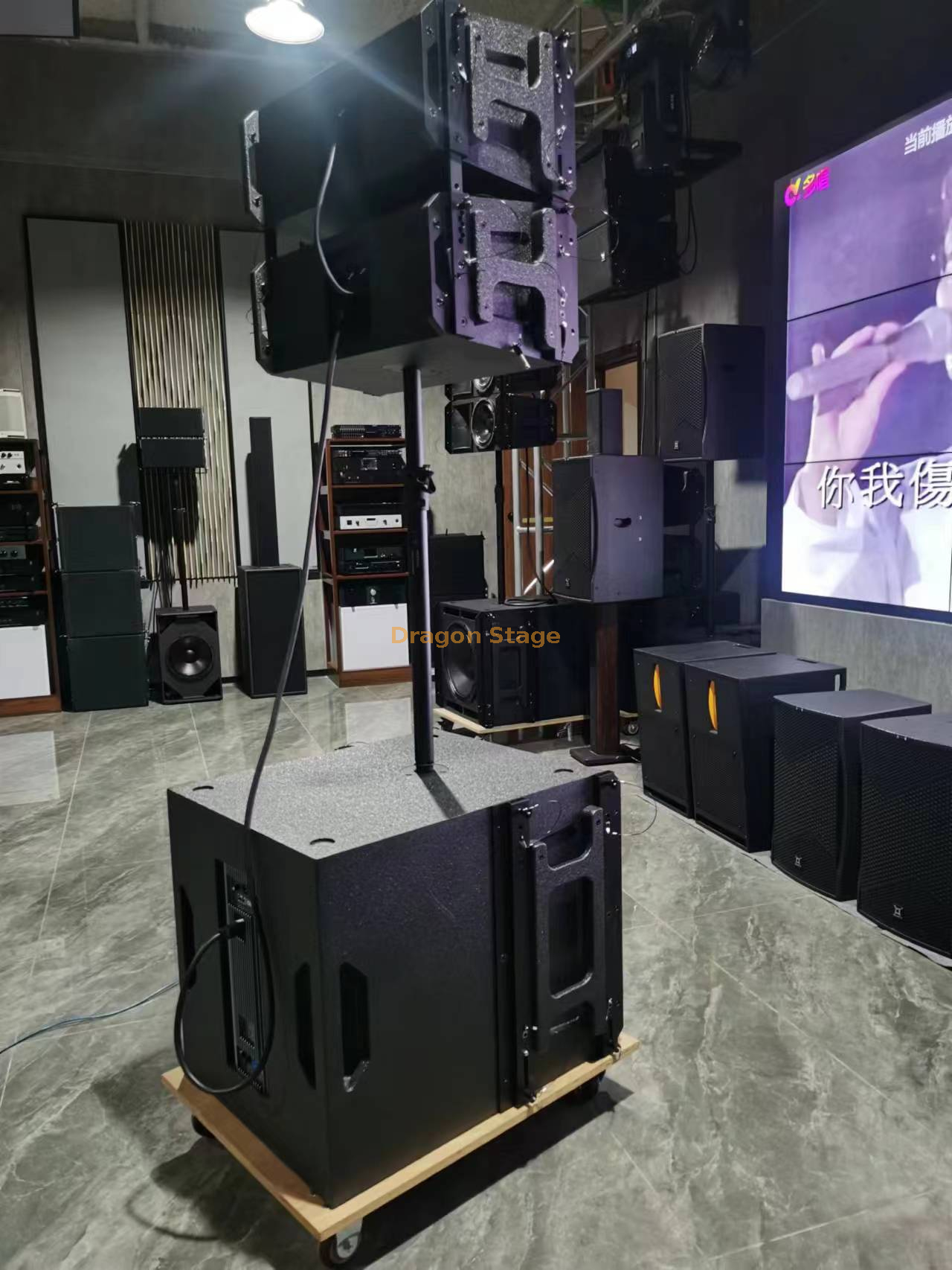 10 Inches Active Portable Line Array System (2)