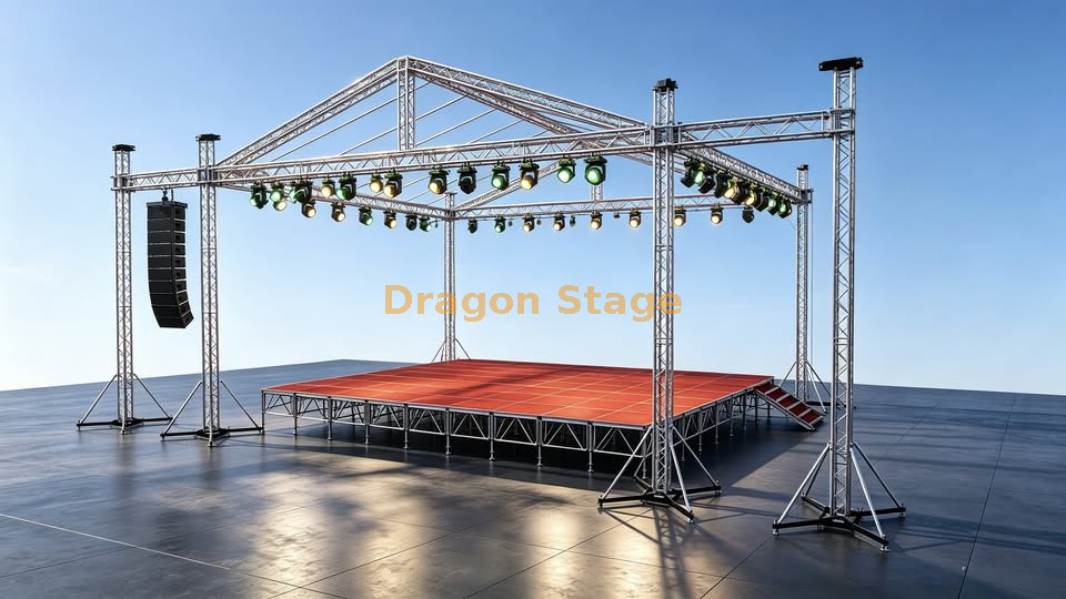 concert roof truss system concert roof truss system