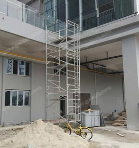 1.35x2x7.53m Standard Silver Aluminium Scaffolding with Ladders