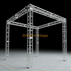 Aluminum Frame Truss Structure Event Aluminum Spigot Bolt Concert Stage Lights Exhibition Truss 4x4x4m