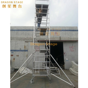 1.35x2x8m Aluminum Scaffolding Tower Ladder