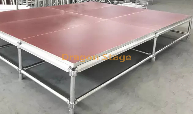 Aluminum Customized Easy Install Pipe Stage/podium Concert Stage Platform 20x20ft (6x6m) Height 3ft (0.9m)