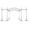 Truss Tower Stage Roofing System with 9.84ft & 7.05ft Square Segments Display Truss Package