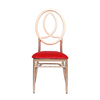 Hotel Wedding Bamboo Chair Aluminum Alloy Metal Hotel Dining Chair Round Back Chair Soft Bag Restaurant Dining Chair Outdoor Chair Wholesale