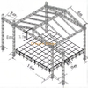 Aluminum Sound Event Truss with Roof 16x9x8m