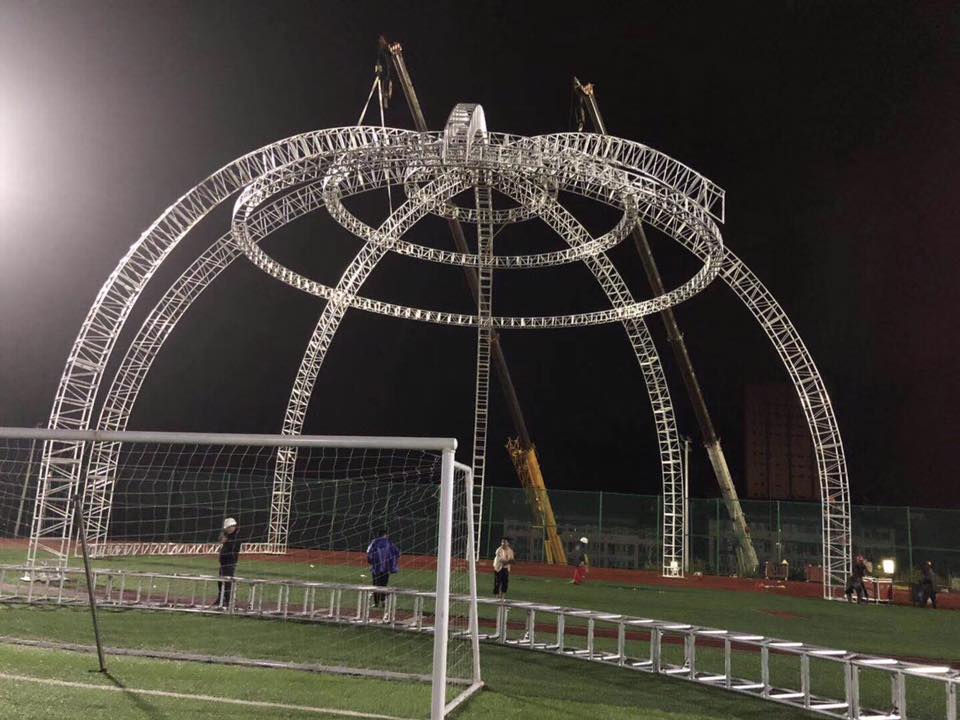 Install Dome Roof Truss Install Dome Roof Truss