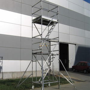 Mobile aluminum scaffolding material construction for sale