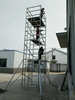 Customizable construction Aluminum Mobile Ladder Scaffolding Tower for Sale
