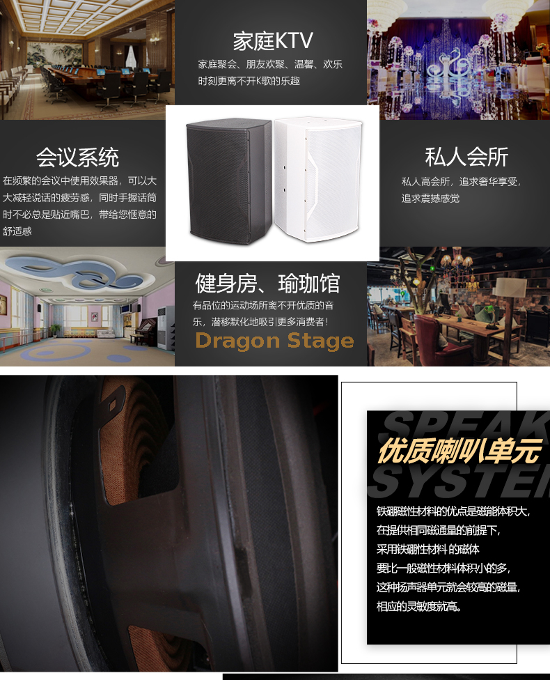 details of 6 8 10 professional KTV home theater audio conference room karaoke full frequency passive home speaker (4)