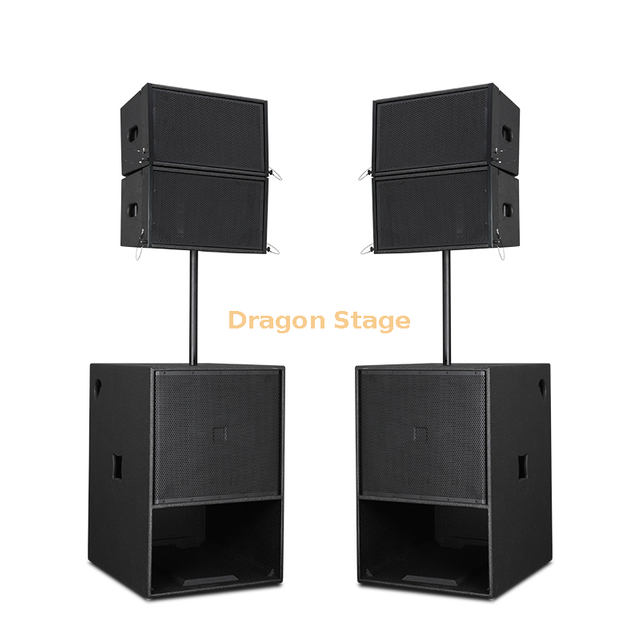 Single 10 Inch Linear Array Active Sound Professional High-power Remote Performance Wedding Large Stage Speaker Set