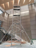1.35x2x11.75m Outdoor Double Scaffolding with Climbing Ladder