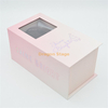 Wholesale custom high-end wig box hair bundle packing box crafts toys Christmas gift paper box with clear window