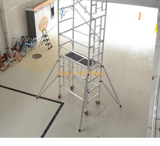aluminum single Scaffold System Ringlock Scaffolding for Construction