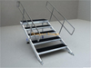 Aluminum Adjustable Portable Stage Stairs for Quick Stage, Modular Stage And Layher Stage
