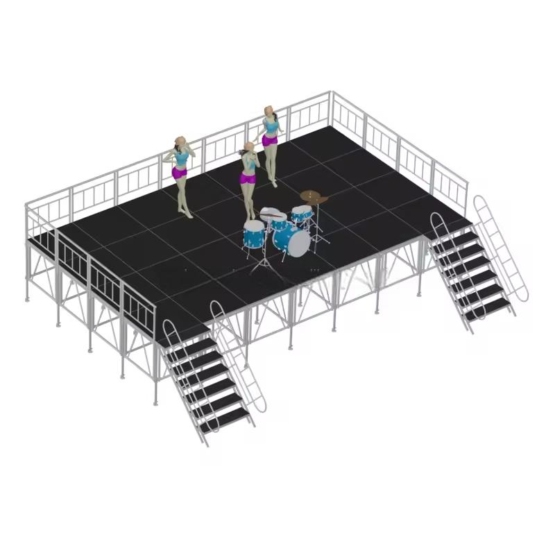 Modular Stage 8.54x4.88m Modular Stage 8.54x4.88m