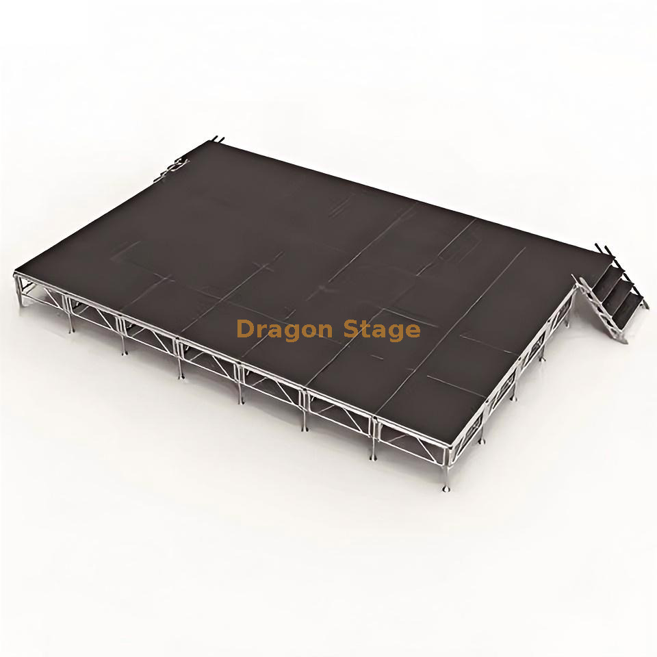 Park Aluminum Portable Square Stage 8.54x6.1m Park Aluminum Portable Square Stage 8.54x6.1m