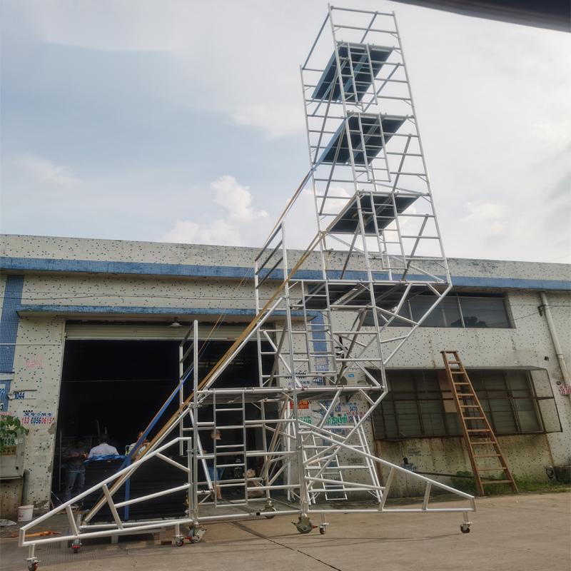 tips for aluminum cantilever scaffolding system erection