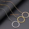 3d Fashion Jewelry Huggie Star Unique Stainless Steel Heart Hoop Drop Plated Gold Simple Geometric Earring For Women