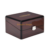 Unique Black Customized Leather Watch Box Men Watch Packaging Display Case Box