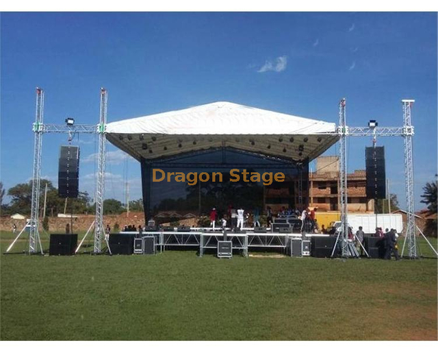 Outdoor Portable Exhibition Concert Events Wedding Stage 14x7x9m