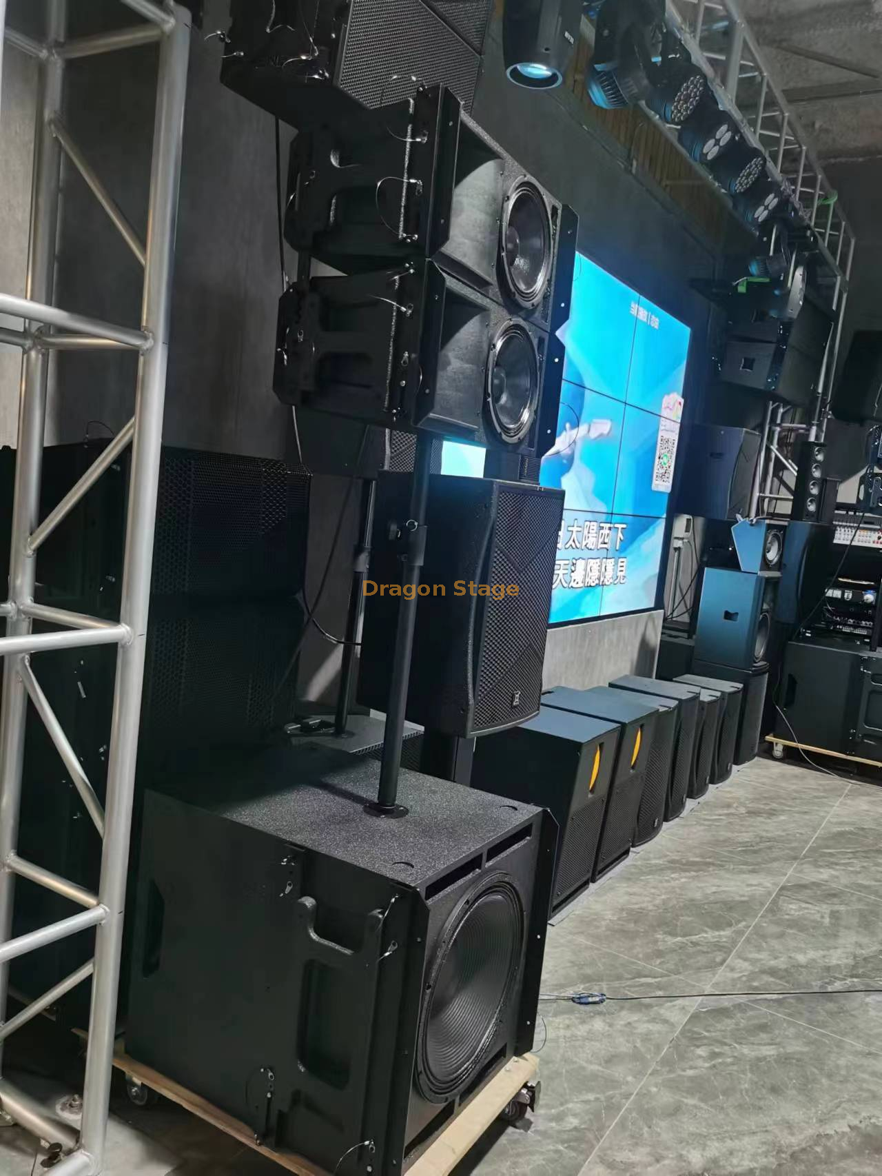 10 Inches Active Portable Line Array System (3)