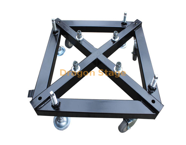 Steel Black Truss Base Plate for Aluminum Spigot Truss (6)