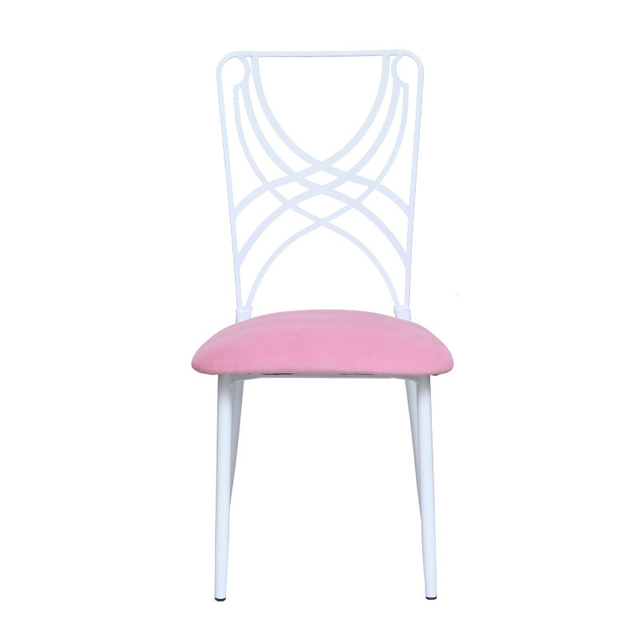 European style creative net back bamboo chair white backrest chair soft pack net back bamboo dining chair hotel restaurant chair