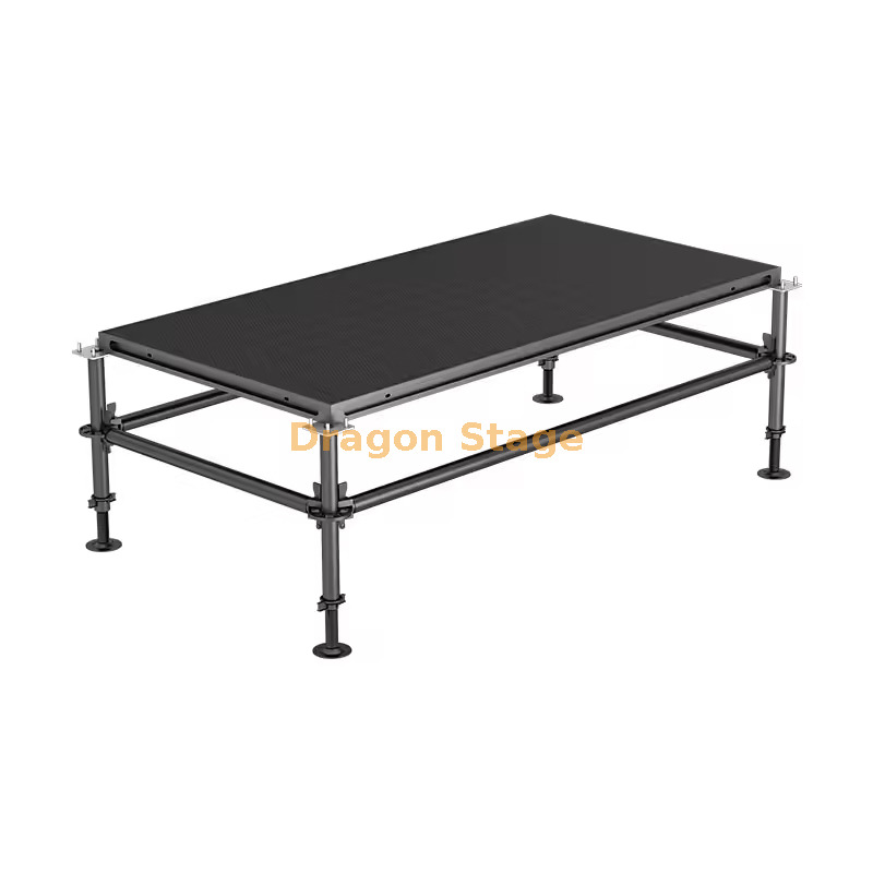 Aluminum Steel Portable Outdoor Concert Stage Platform 9.76x6.1m Aluminum Steel Portable Outdoor Concert Stage Platform 9.76x6.1m