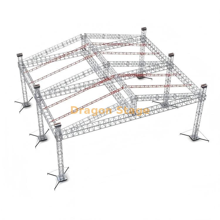 20x20x12m Stage Truss System Aluminum 20x20x12m Stage Truss System Aluminum
