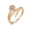 3 Gram Finger Diamond Latest Gold Ring Design For Girl wedding ring