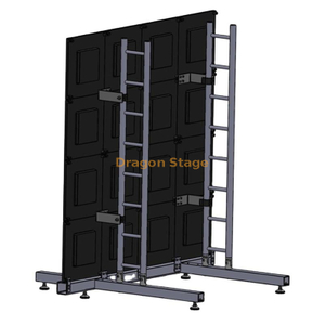 Customized LED Screen Wall Ground Stand Support Truss for LED cabinet Aluminum 4x3m 