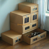 Online Shopping Monday Brown Shoes Carton Clear Shoe Boxes Storage Transparent Shoe Box