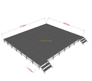 Simple Event Stage Designs for Outdoor Events 9.76x8.54m