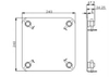 Alu-base Match Pigot Truss 289x289mm