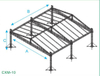 Outdoor Portable Concert Stage Truss 70x60x26ft