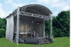 Aluminum round roof truss design round stage truss round lighting truss