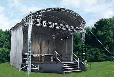 Aluminum round roof truss design round stage truss round lighting truss