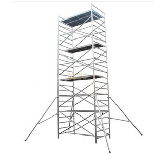 Portable Bracket Double scaffolding with climbing ladder
