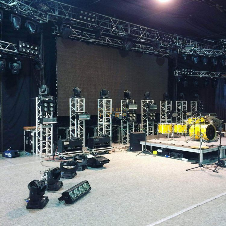 Aluminum DJ Moving Head Lighting Stand Tower Totem - China Truss Totem and  Totem Truss price
