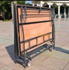 Steel Iron School Church Folding Stage Concert Custom Wooden Cheap Portable Stage with Wheels