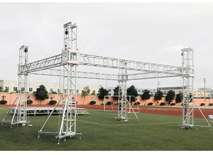 alloy small stage event truss