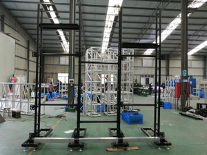18x10ft Aluminum Custom Truss Display System for LED Screen Wall Ground Stand Support Truss 