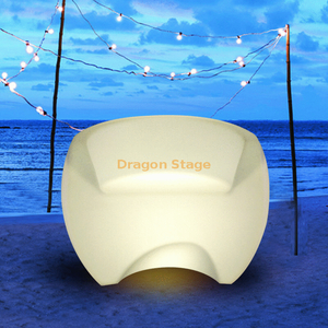 Outdoor Illuminated Event Nightclub Party Garden Cafe Pub Lounge Led Light Up Bar Stool Furniture Cube Cocktail Table Chair