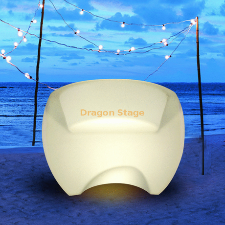 Outdoor Illuminated Event Nightclub Party Garden Cafe Pub Lounge Led Light Up Bar Stool Furniture Cube Cocktail Table Chair