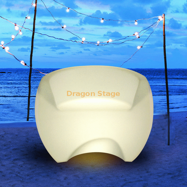 Outdoor Illuminated Event Nightclub Party Garden Cafe Pub Lounge Led Light Up Bar Stool Furniture Cube Cocktail Table Chair